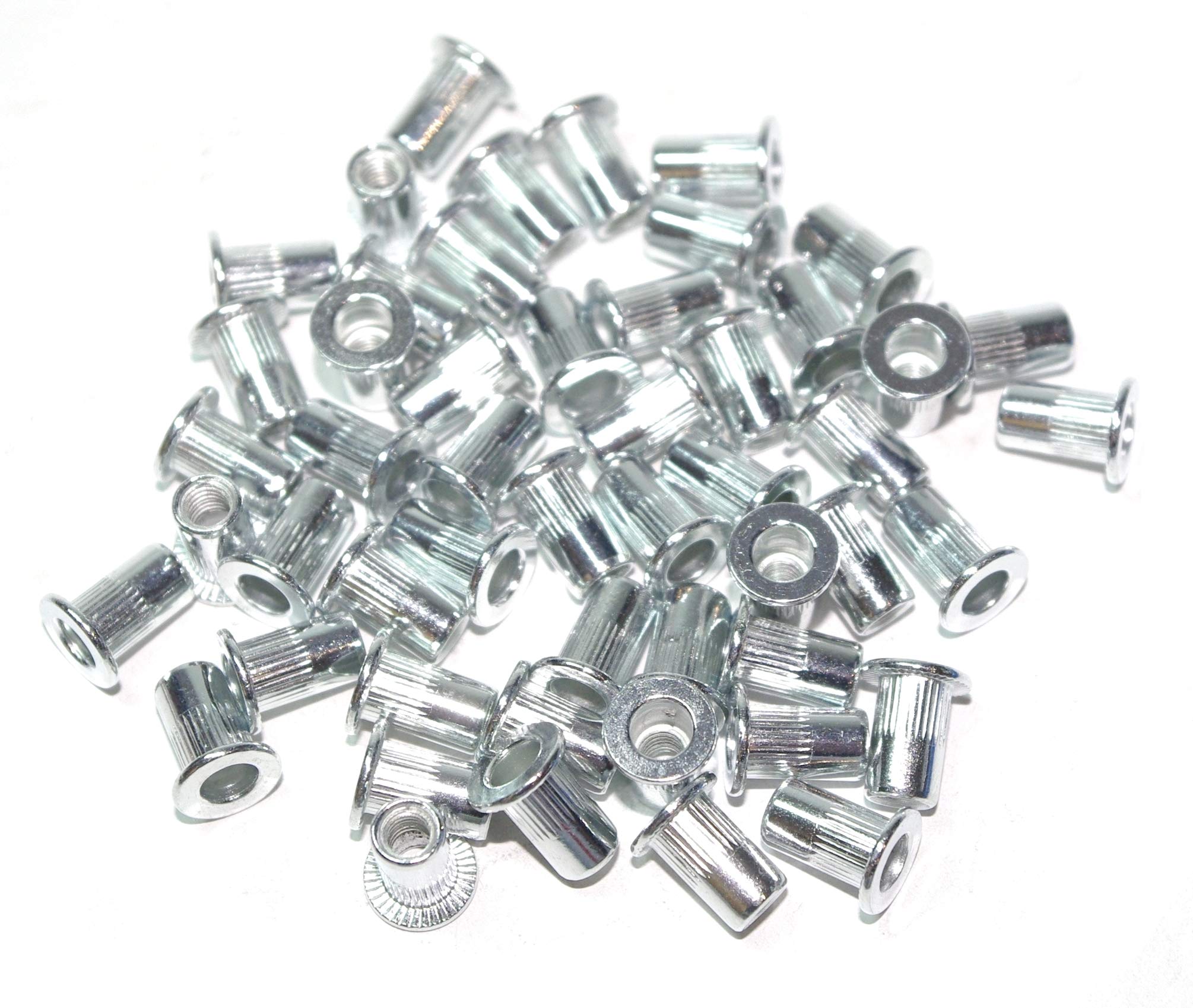 A-RM4 Rivet Nuts M4 Assortment carbon steel white galvanizing 50 pieces/pack