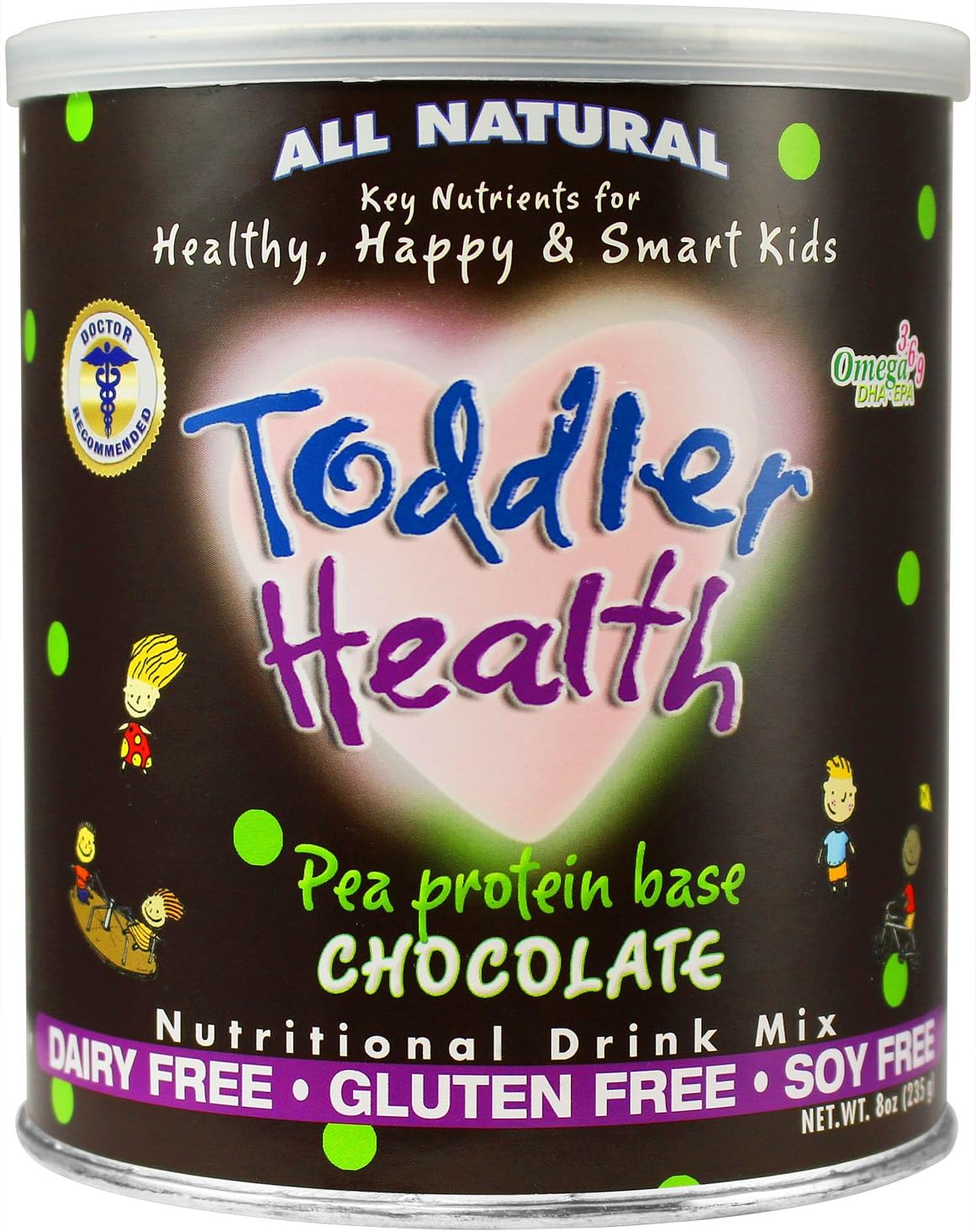 Toddler Health Nutritional Drink Mix, Pea Chocolate, 8.28 Ounce