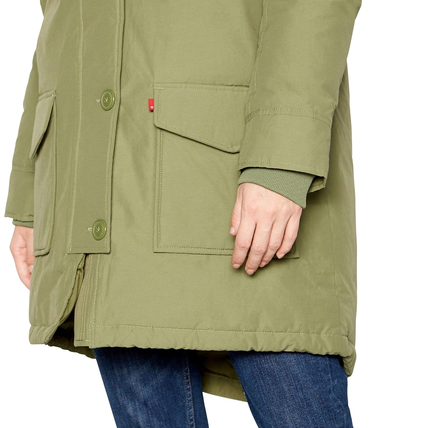edith parka coat levis