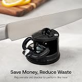 AnySharp Knife Sharpener Hands-Free PowerGrip Suction 20° Angled view 8