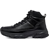 MUHNE Women's Slip Resistant Work Boots Kitchen Non Slip Chef Walking Shoe | Waterproof Food Service Kitchen Shoes Restaurant Casual Comfortable Ankle Boot Outdoor Walking Booties Sneakers Black us 6