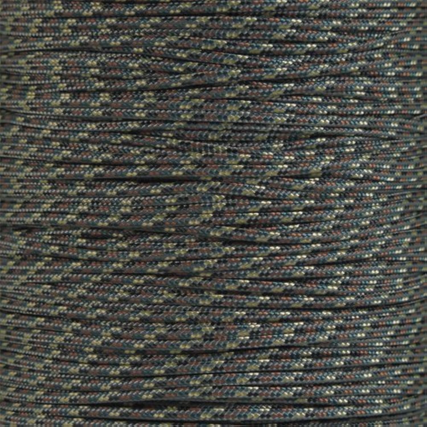 PARACORD PLANET 10, 25, 50, and 100 Foot Hanks of 425 Paracord (3mm) - Made of 100% Nylon for Tactical, Crafting, Survival, General Use, and Much More (Camo Pattern, 100 Feet) — image 1