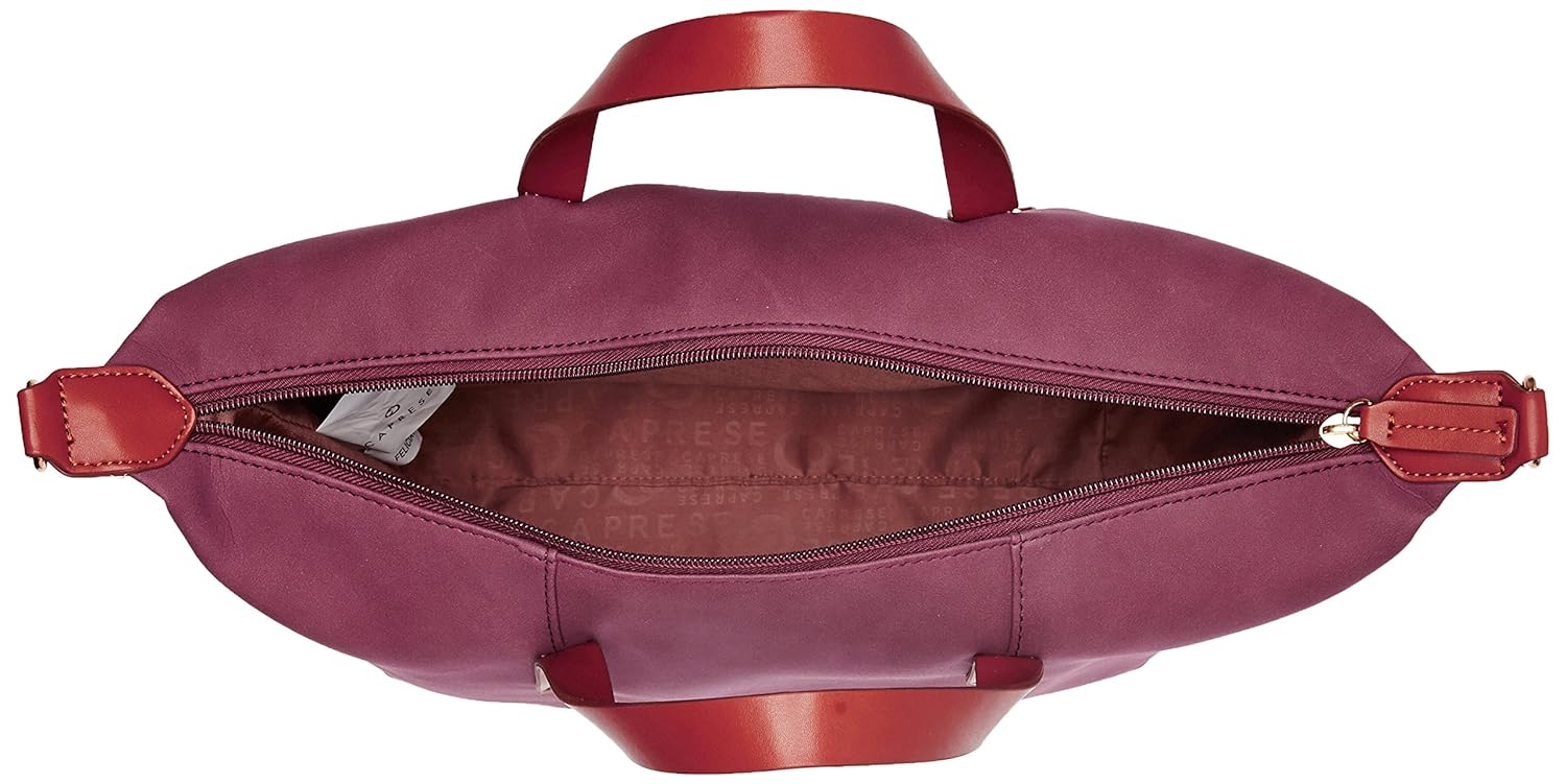 caprese felicia women's handbag (maroon)