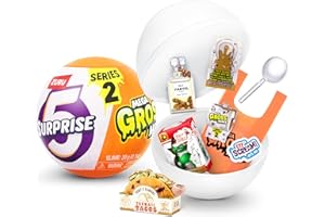 5 Surprise Mega Gross Minis Series 2 by ZURU Boys, Mystery, Collectible, Mini, Parody, Slime