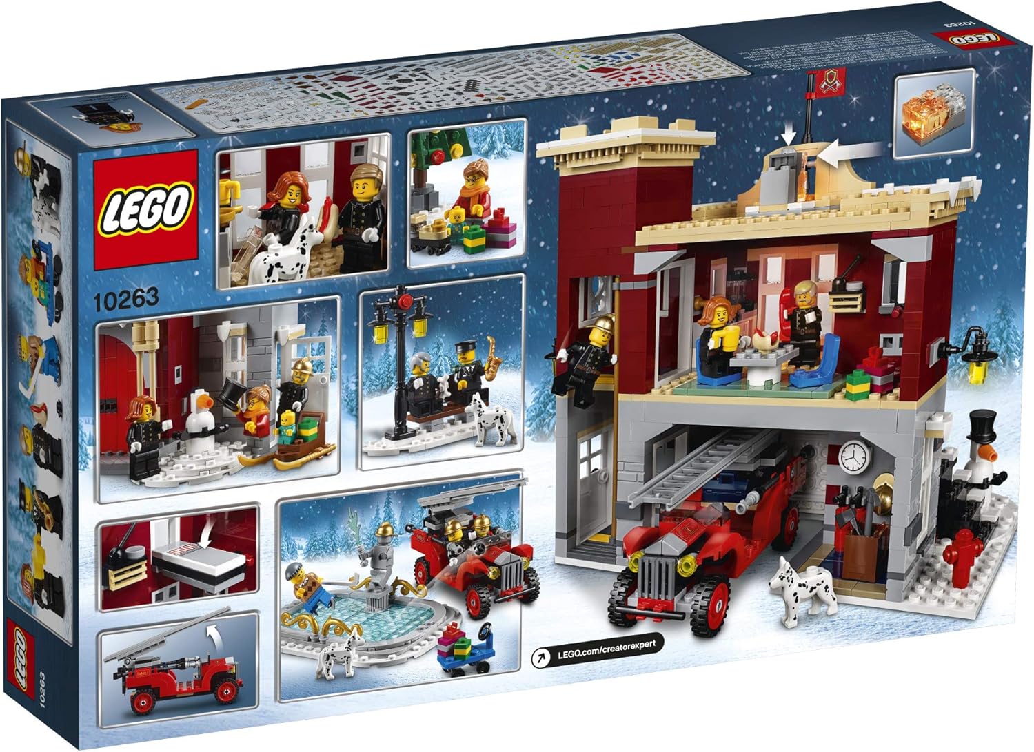 lego creator expert winter village fire station