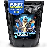 CPN Structure Canine Growth Supplement - Puppy &amp; Pregnant/Nursing Dog, 2lbs | DHA Growth Blend, Supports Cognitive, Muscle &amp; Bone Development, Hip Joint, Gut, Puppy Vitamins, Mother Dog, Egg, Probiotics