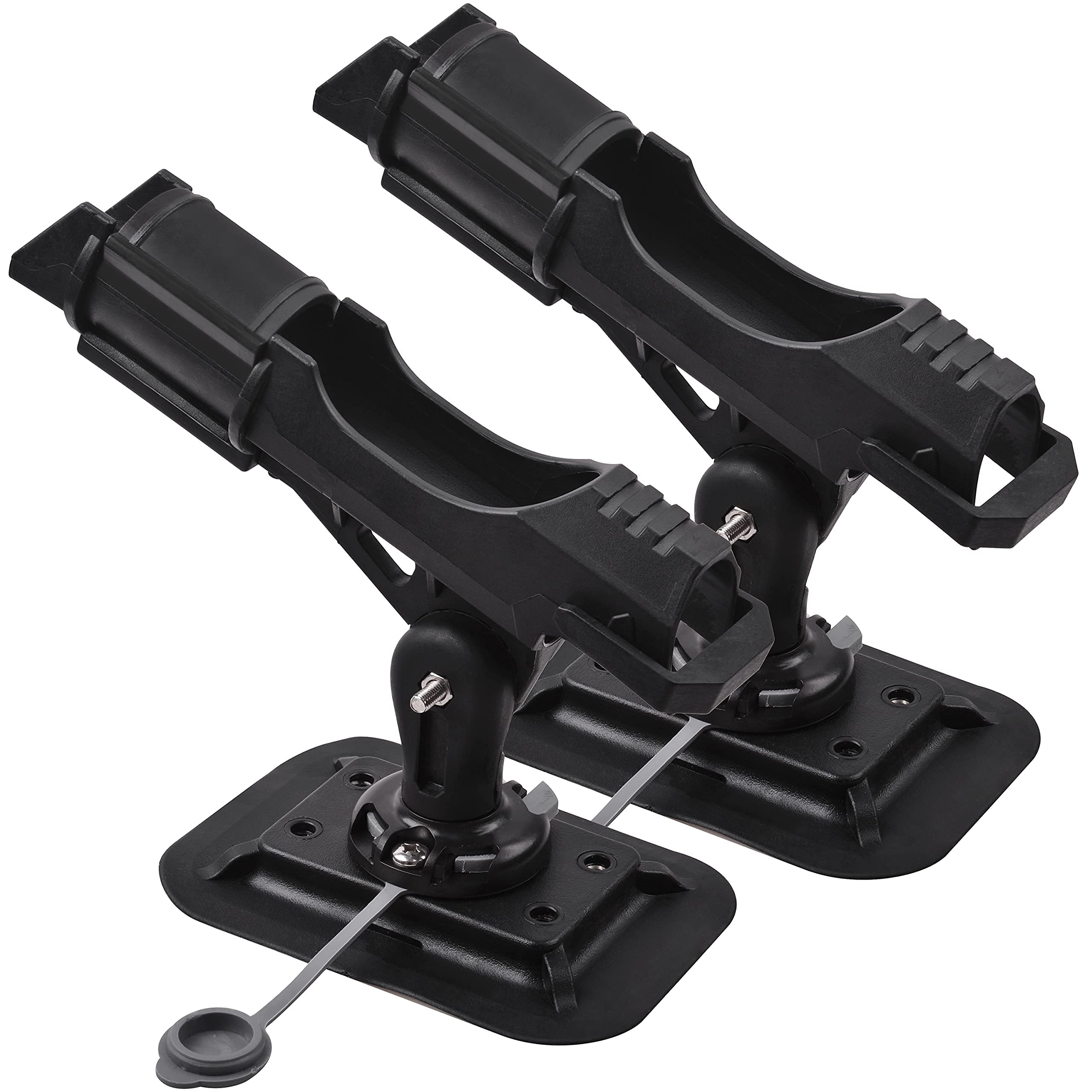 OROOTL Fishing Rod Holder for Boat 360° Adjustable Boat Rod Holder Racks Clamp on Fish Pole Holders Stand Rack for Boats Kayak Canoe Raft Accessories