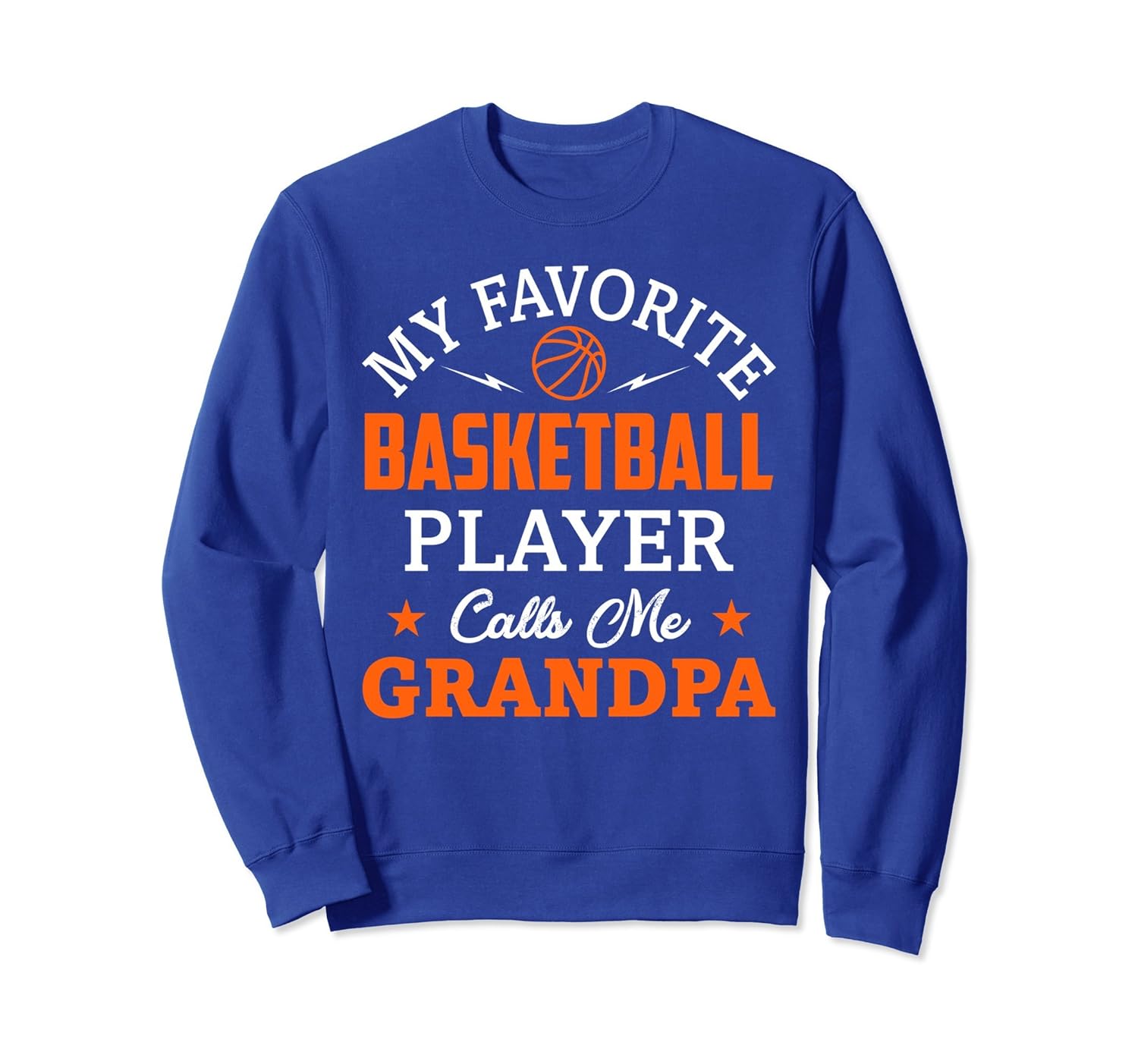 My Favorite Basketball Player Calls Me Grandpa Sweatshirt-anz