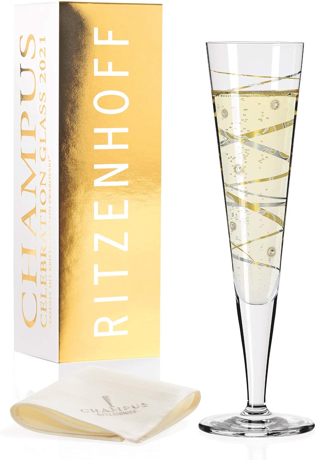 RITZENHOFF 1079011 Celebration Glass 2021 Champagnerglas, Glas, 200 milliliters