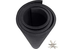 EVA Foam Cosplay - 10mm Thick (1mm to 10mm) - Extra Large Foam Sheets - Black or White - 35" x 59" Sheet - Ultra High Density Craft Foam 85 kg/m3 - by The Foamory