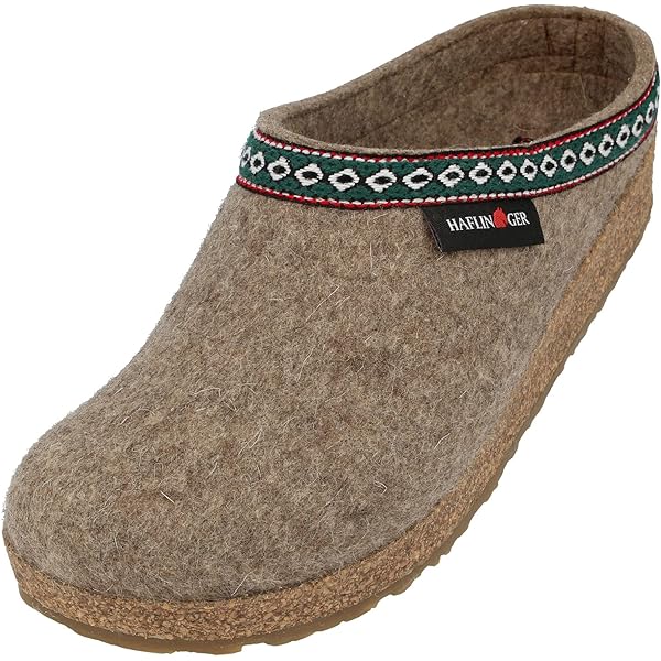 HAFLINGER Malmö Elegante klomp van leer met rubberen zool en kurk-latex voetbed, munt, 36 EU HAFLINGER Malmö Elegante klomp van leer met rubberen zool en kurk-latex voetbed, munt, 36 EU
