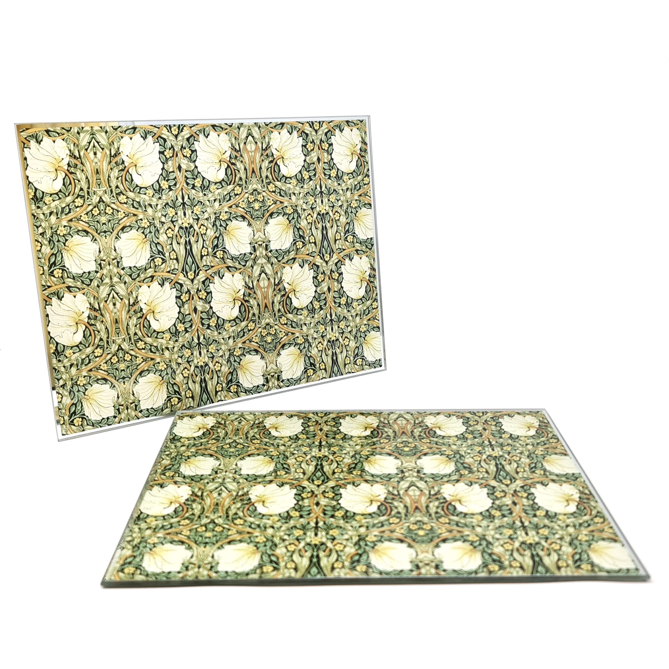 The Leonardo Collection Mirror Pimpernel Placemats Set Of 2 | Decorative Table Mats For Dining And Kitchen | Durable Place Mats Stylish Non Slip Table Placemats