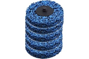 kimllier 5Pcs 3 Inch Quick Change Easy Strip Discs Stripping Wheel R Type Rust Cleaning Wheel Fit for Angle Grinders Grind Ru