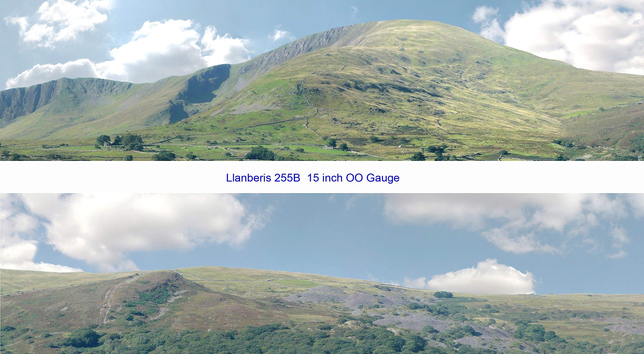 id Backscenes Scenic Backgrounds - 15 inches high - Llanberis (255B)