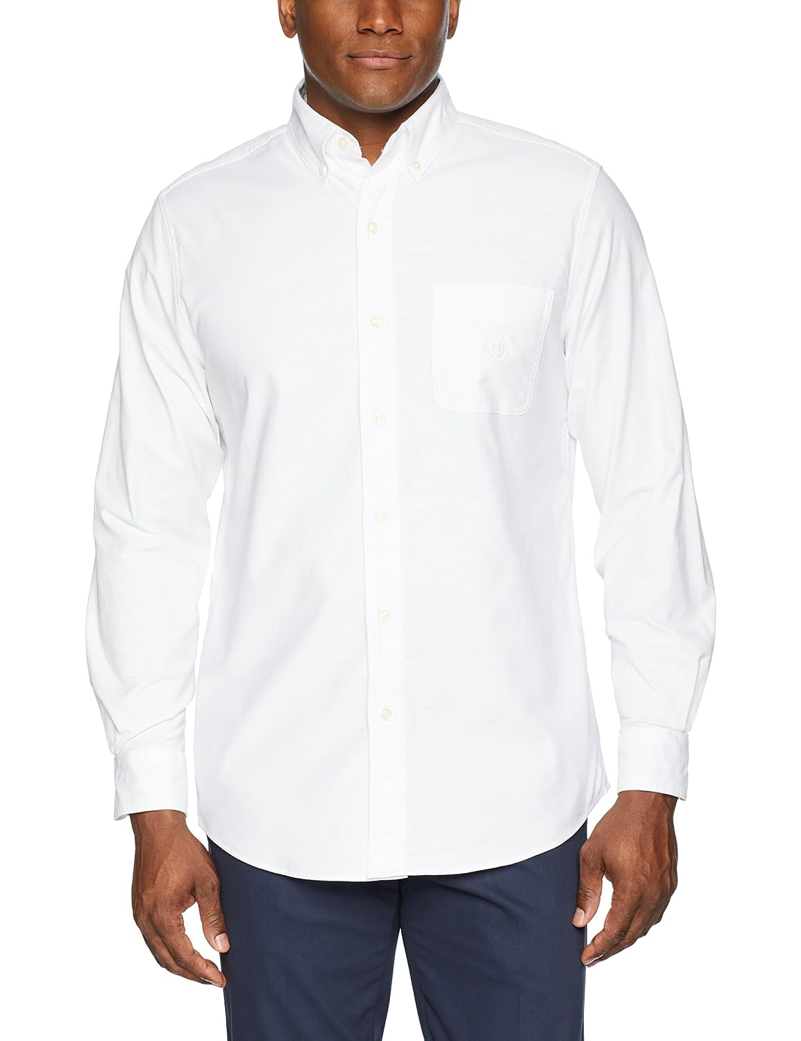 Chaps Men's Classic Fit Stretch Oxford Shirt at Amazon Men’s Clothing store