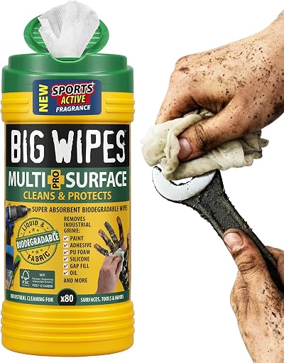 Big Wipes Multi-Surface Cleaning Wipes 80 Count Dispenser Tub