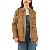 Dickies Women's Sherpa Lined Flannel Chore Coat
