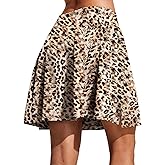 COOrun 18" Skorts for Women High Waist Golf Skirt Pleated Athletic Tennis Skorts with 4 Pockets Shorts Casual Modest Skirts