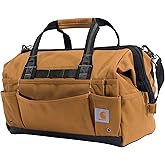 Carhartt Onsite Tool Bag, Durable Water-Resistant, Tool Storage Bag, Heavyweight, 16-Inch 30 Pocket, Carhartt Brown