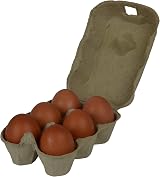 Supa Half Dozen Egg Boxes 30-Pieces Fibre Egg Box Recyclable Biodegradable view 4
