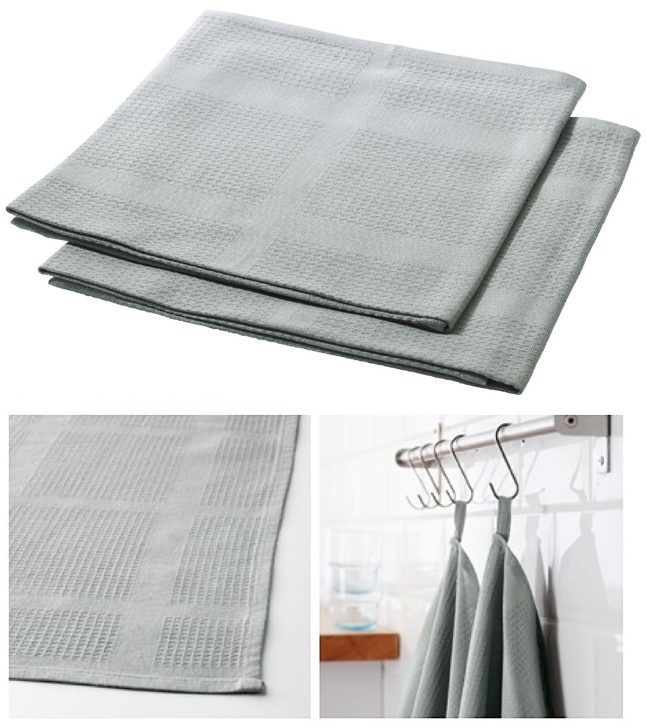 Ikea Iris Standard Quality Cotton Kitchen Hand Tea Towel For