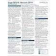 Sage 50 2019 U.S. Edition Quick Reference Training Card - Laminated Tutorial Guide Cheat Sheet (Instructions and Tips)