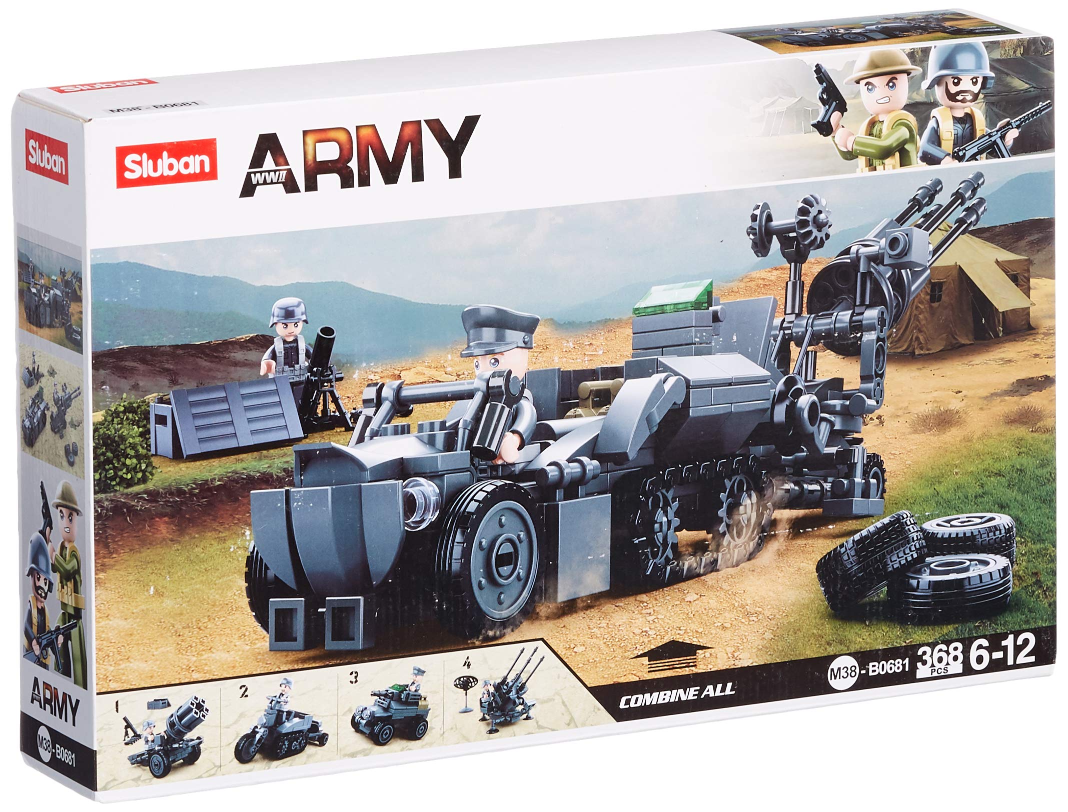 Sluban German Army 4into1