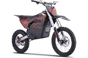 KOOZ 72v Pro 5000w Electric Dirt Bike for Adult,HP117E Electric-Motorcycle with 30AH Lithium Battery, Top Speed 50 MPH 40 Miles Range,Hydraulic Brakes Mountain Off-Road Ebike.