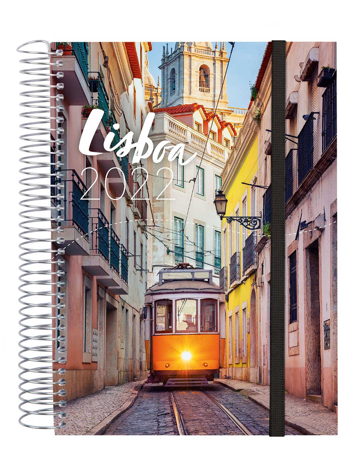 Finocam - 2022 1 Day Page Diary, January 2022 to December 2022 (12 months) E10-155 x 212 mm Spiral Beta Lisbon Portuguese