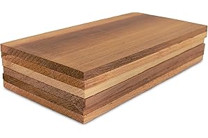 Fire & Flavor Cedar Planks for Grilling Salmon and Other Dishes - All Natural Cedar Wood Planks - Premium Grilling Accessories - 24 Pack - 11"