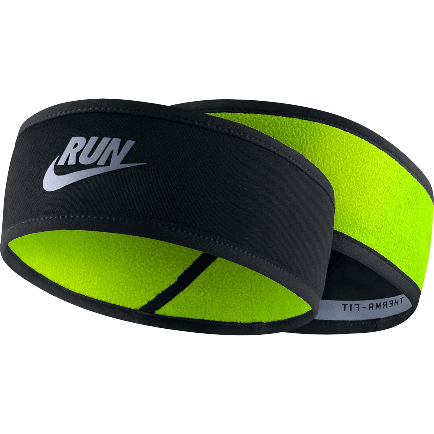 Nike Adult Unisex ThermaFit Headband, Reflectie, Black