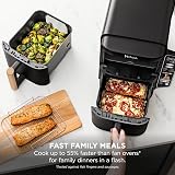 Ninja Double Stack XL Air Fryer 9.5L 4 Levels 6 Functions Black Copper view 9