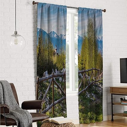 Amazon Com Home Decoration Soundproof Curtain Farmland Artsy