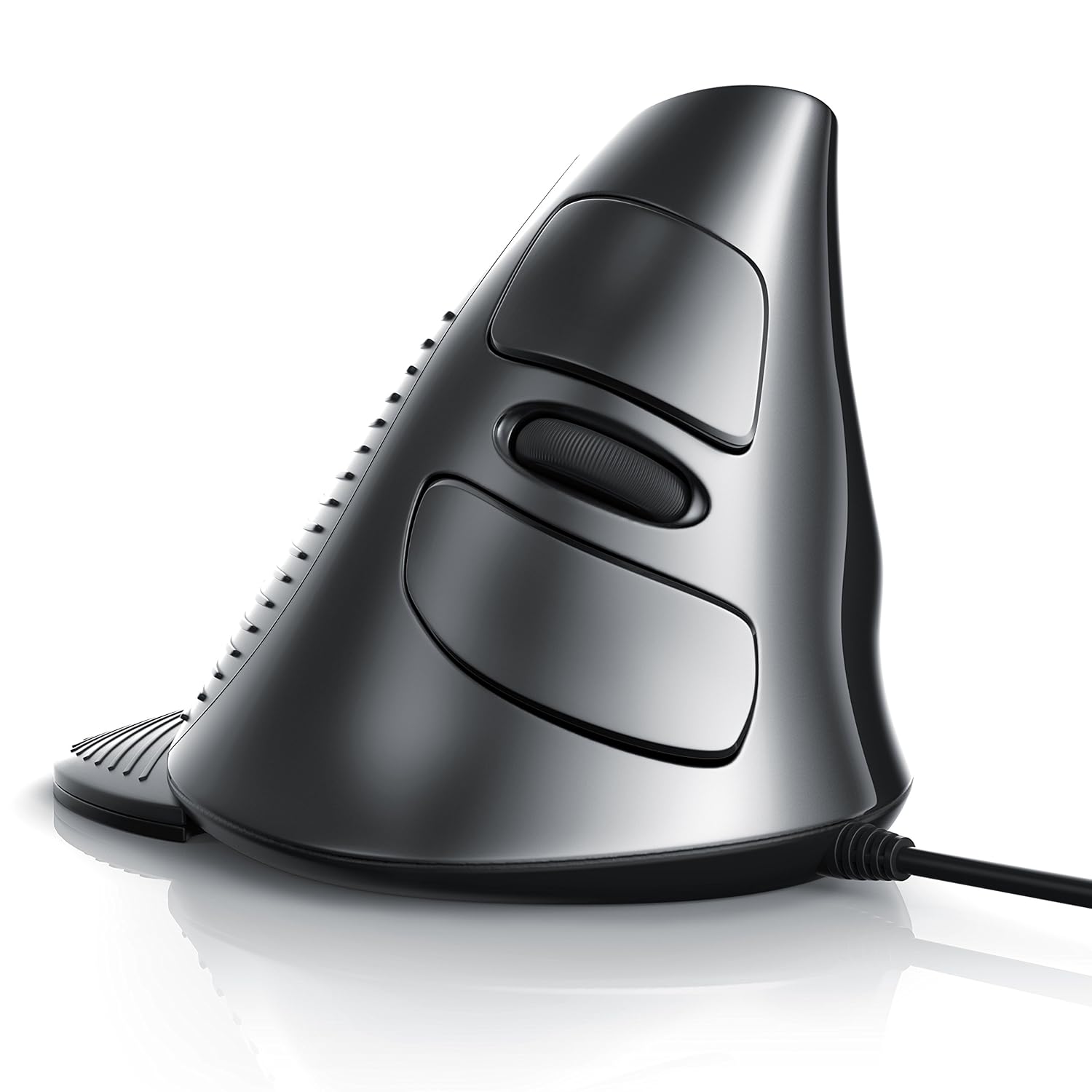 Aplic Ratón vertical óptico  Wired Vertical Mouse  Incl reposamanos extraíble