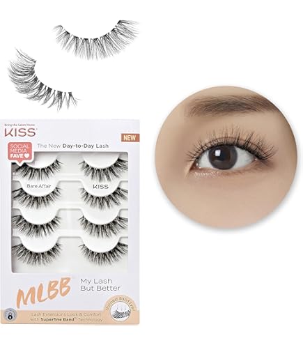 Amazon.com: KISS Lash Couture 'Little Black Dress' 4-Pack, 12 mm & KISS Looks So Natural 'Shy' 5-Pack, 12 mm False Eyelashes : Beauty & Personal Care Amazon.com: KISS Lash Couture 'Little Black Dress' 4-Pack, 12 mm & KISS Looks So Natural 'Shy' 5-Pack, 12 mm False Eyelashes : Beauty & Personal Care