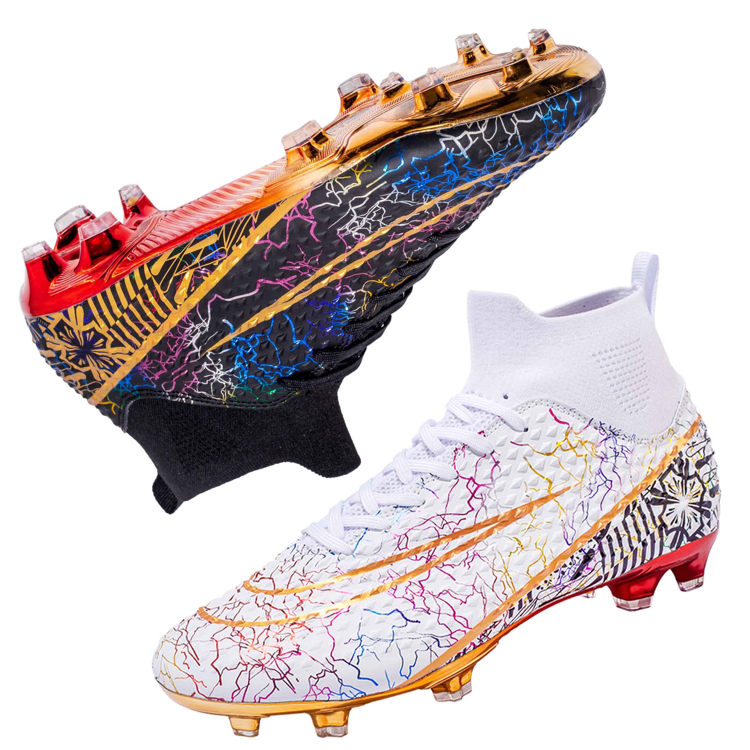 HESBITEUL Unisex Soccer Boots Shoes AG Cleats