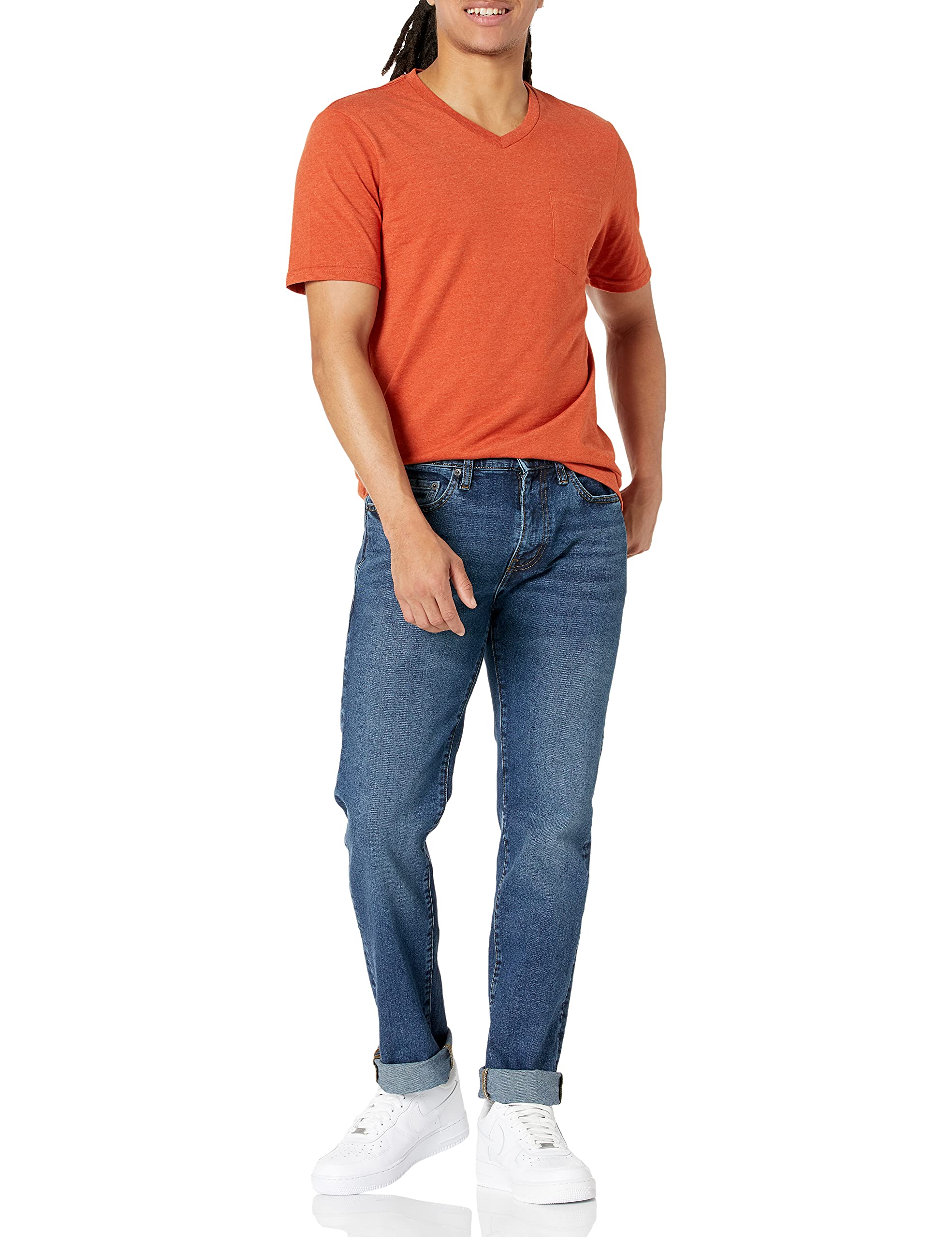 Amazon Essentials Herren Slim-Fit-Jeans - Auslauffarben, Vintage Waschung, 36W / 32L 4