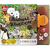 BEST LEARNING Book Reader Animal Kingdom - Talking Animal Sound Kids Book with Quiz Games for Kids Ages 3 to 8 Years Old - Bo