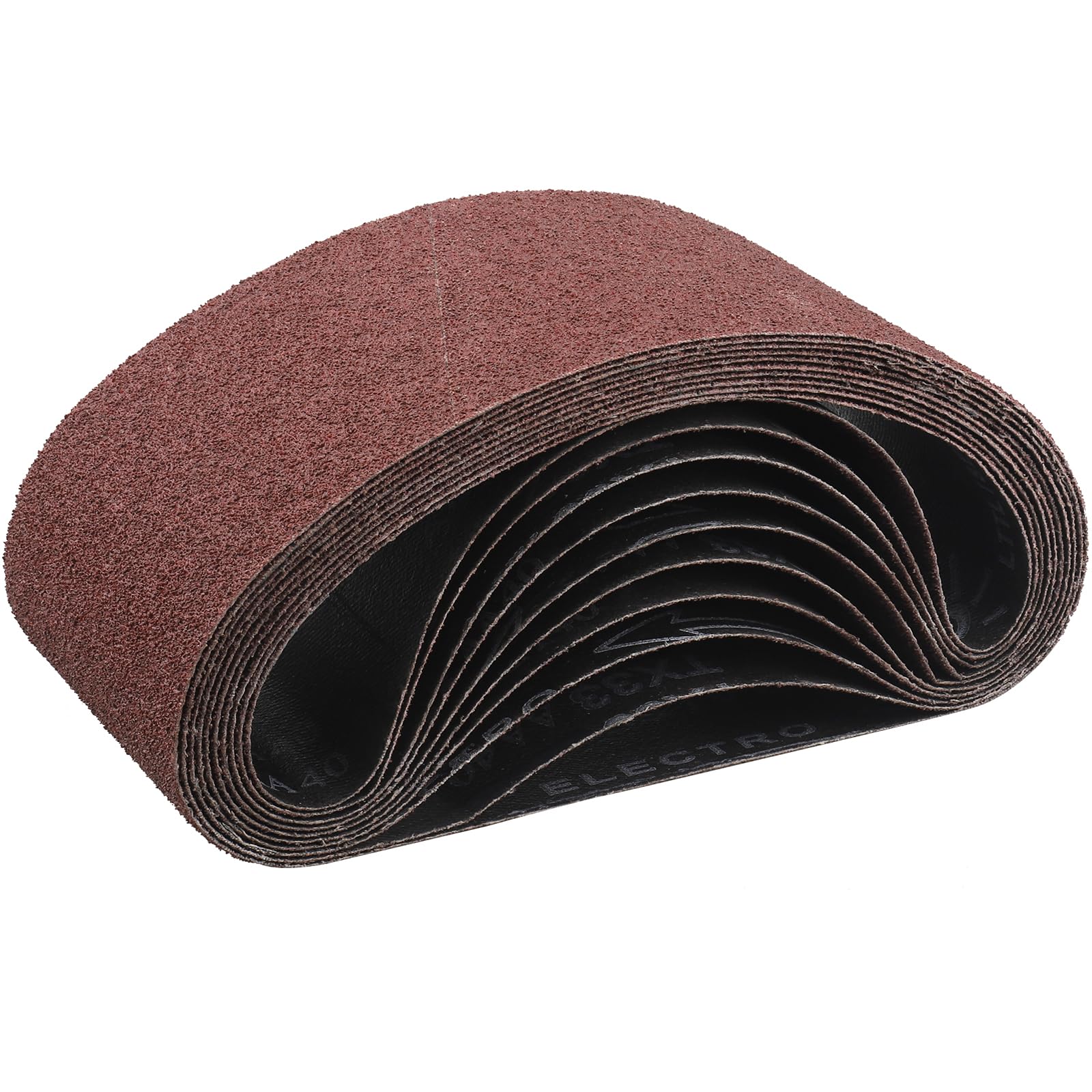 STEBRUAM Sanding Belt 100 x 560 mm,10PCS 60 Grit