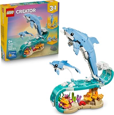 Creator 3 in 1 Animali marini: meravigliosi delfini 31385