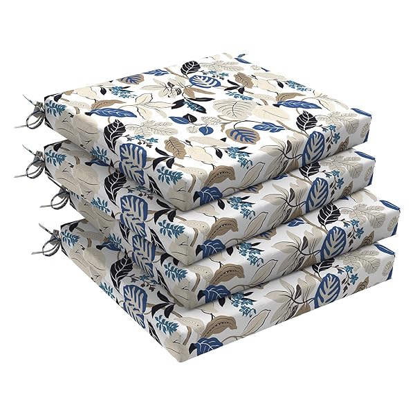 DYTXIII SET OF 4 OUTDOOR CHAIR CUSHIONS, WATER...