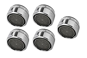 AMFAG M24x1 Strahlregler 5er Set für reduzierten Energieverbrauch - Premium Perlator mit Außengewinde - Sparstrahlregler | Wa