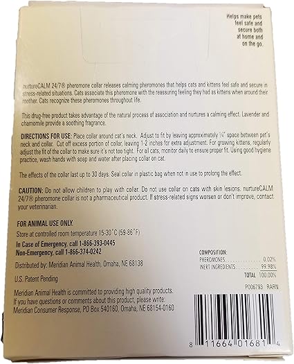 nurturecalm cat collar