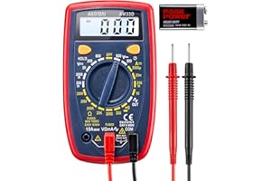 AstroAI Digital Multimeter 2000, Multimeter Tester with Volt Amp Ohm, Multi Meter Measures Voltage, Current, Resistance, Cont
