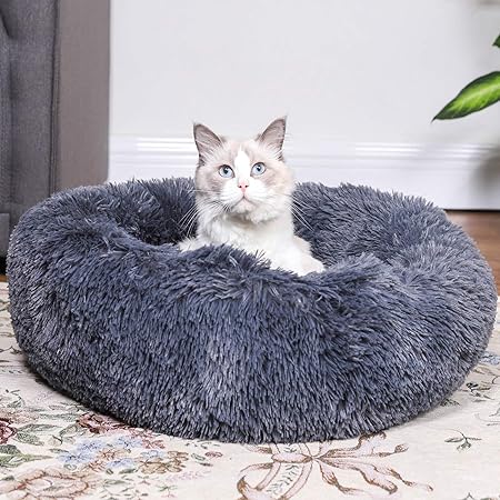 amazon fluffy dog bed