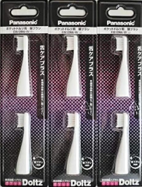 Amazon Co Jp パナソニック ポケットドルツ用 舌ケアプラスブラシ Ew0966 W 2本入ｘ3セット 計6本 ドラッグストア