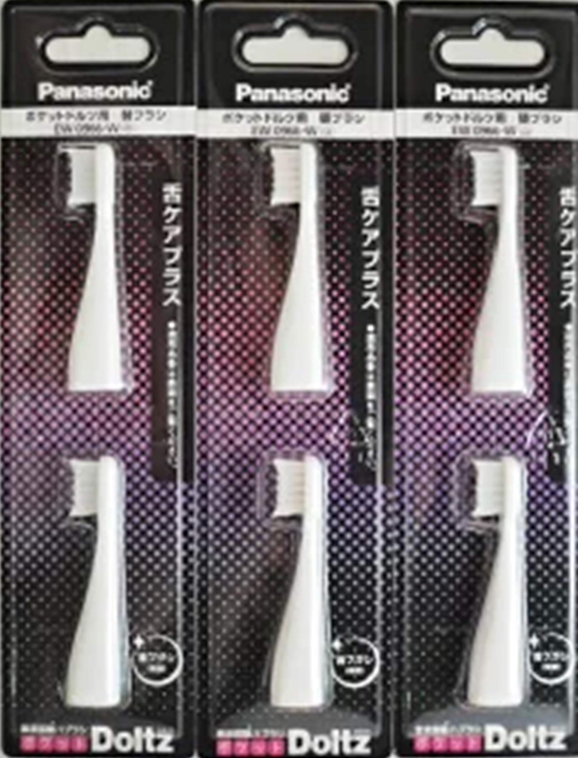 パナソニック ポケットドルツ用 舌ケアプラスブラシ EW0966-W 2本入ｘ3セット（計6本）商品画像
