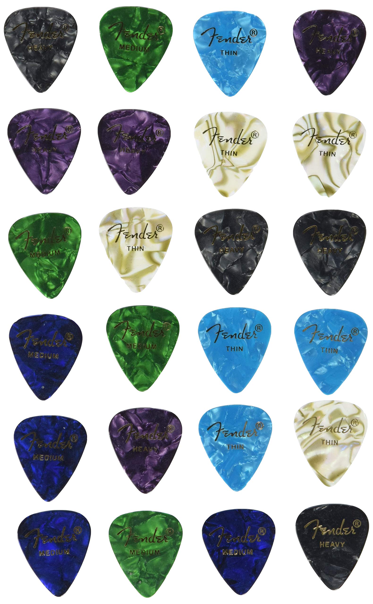 Fender® Premium Cell Mix Pick Pack / 24