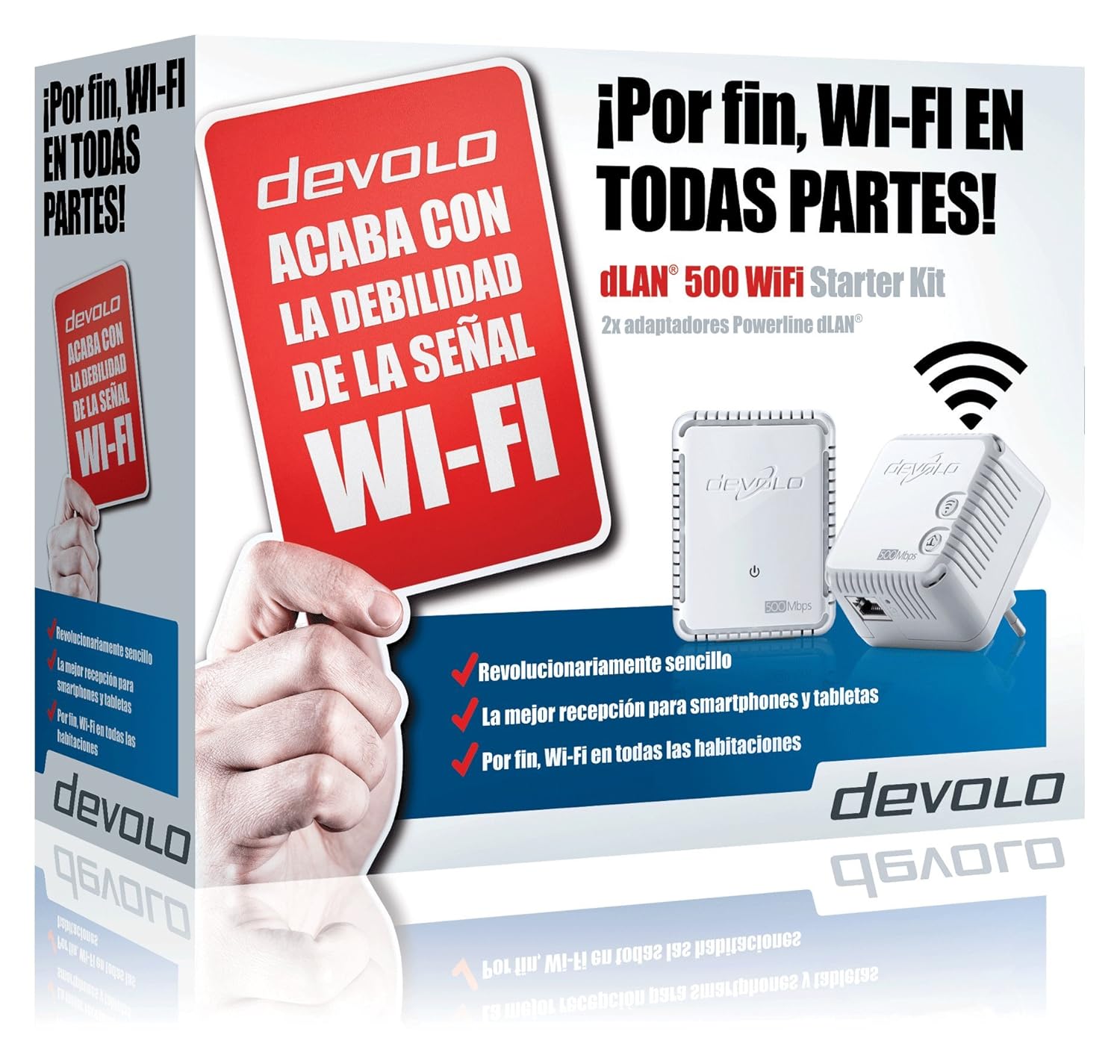 Devolo dLAN WiFi Kit de inicio de adaptador de comunicación por línea