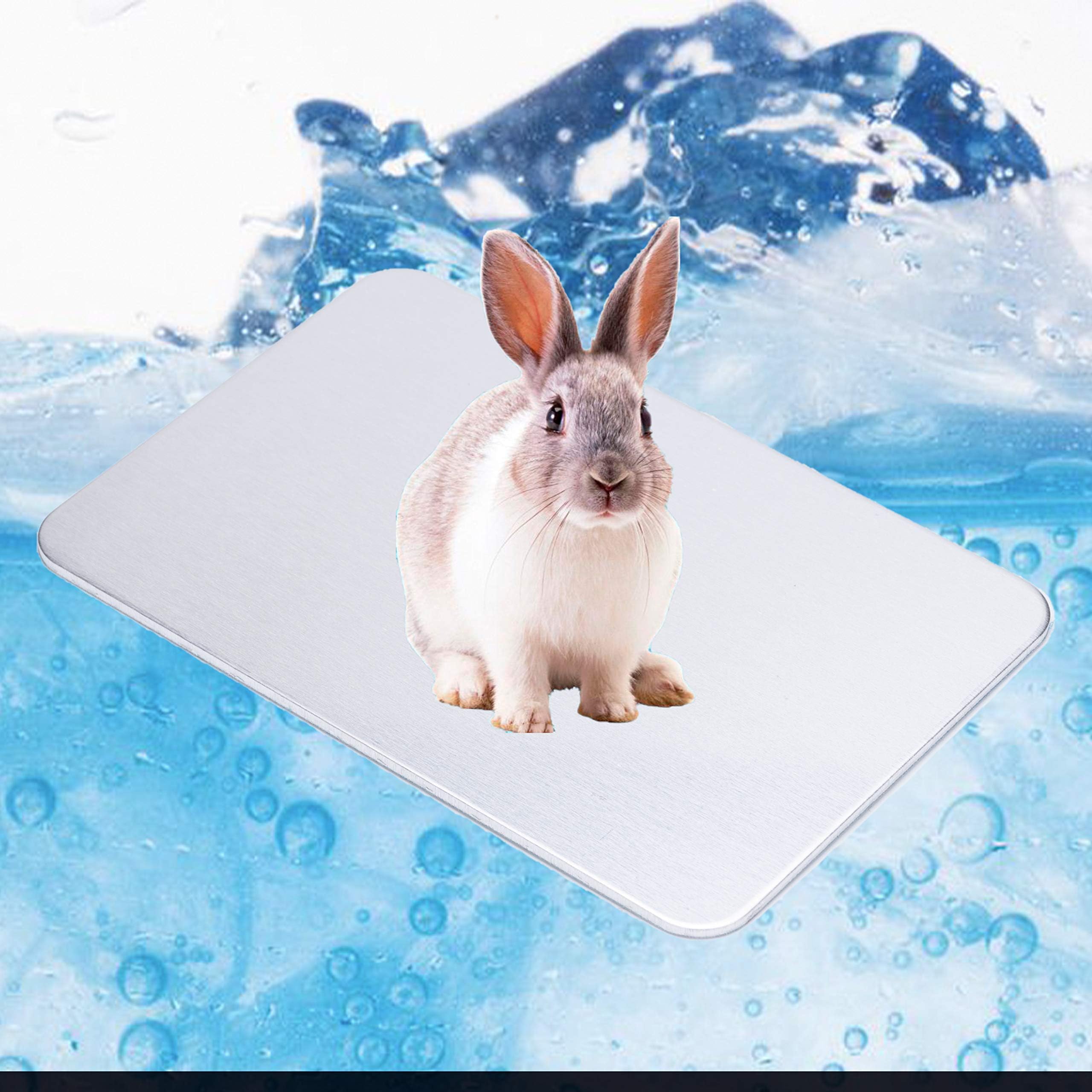 Ajaa Rabbit Cooling Pad, Chinchilla Hamster Cooling Pad Pet Cooling Mat for Bunny Hamster Puppy Kitten Guinea Pig & Other Small Pets Stay Cool This Summer - Pet Cool Plate Ice Bed